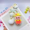 Flocking Pastoral Keychain Pendant Cute Doll DIY Accessories Mobile Phone Jewelry Pendant