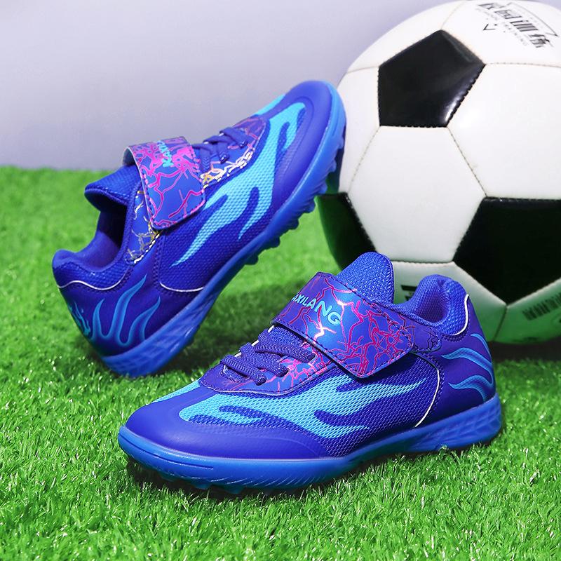 Summer breathable mesh boys and girls football shoes 6-12 years old primary school students broken nails children's professional football training s