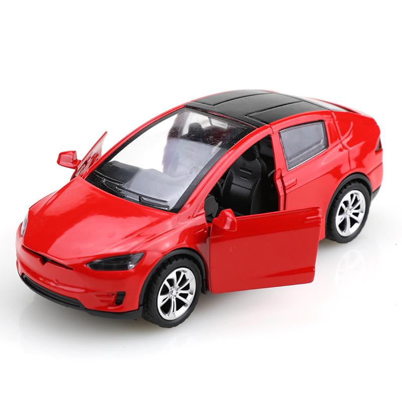 (Bagged) 1:36 MODEL X Sedan, Alloy Simulation Car, Simulation Children's Alloy Toy Car, Toy Model, Car Ornament, Boy's Toy Birthday Gift.