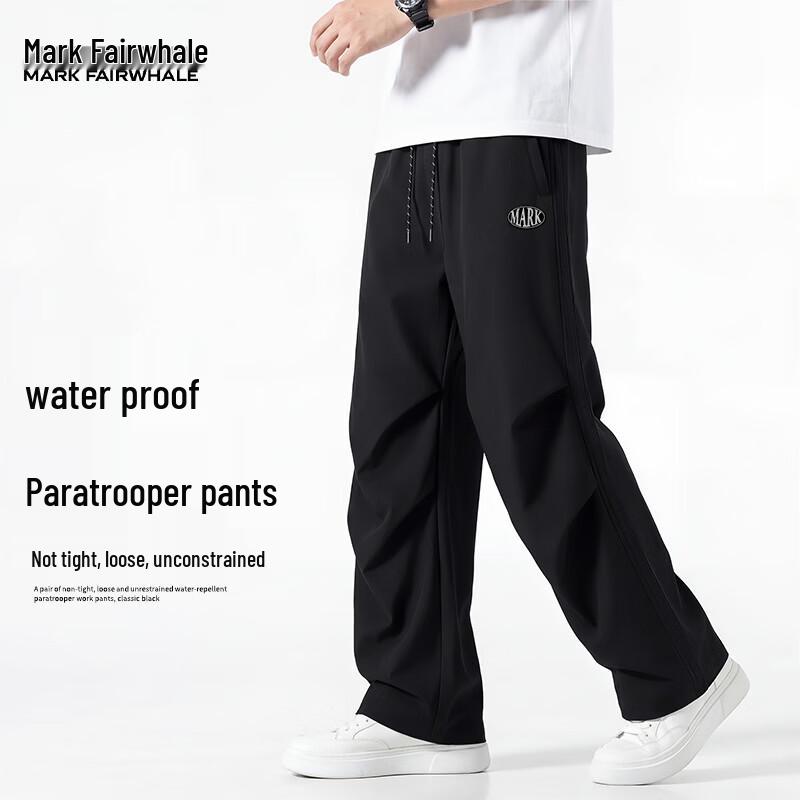 Mark Hua Fei Men s Loose Fit Summer Parachute Cargo Pants M