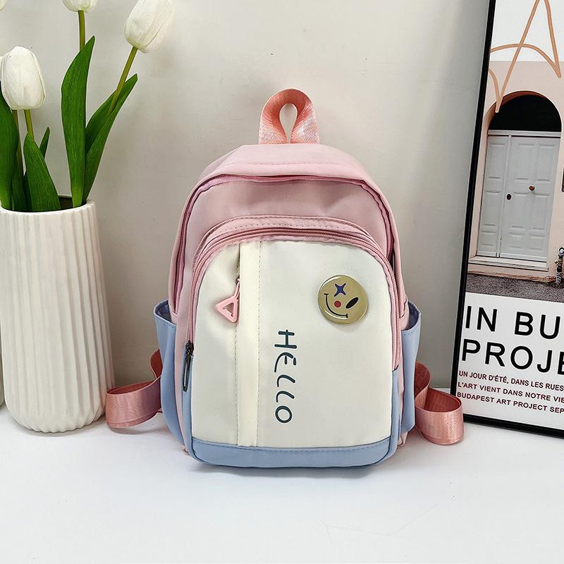 New fresh and fashionable backpack versatile fashion large capacity travel small backpack nylon casual primary school bag