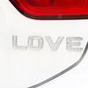 Srasakan 3D Car Emblem Stickers Decoration Dress Up Exterior Parts Alphabet Letter Capital Numbers