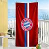 FC Bayern München Strandtuch Weich Langlebig Schnelltrocknend Bequem Leicht Geeignet für Schwimmen, Fitnessstudio, Camping, Yoga Urlaub
