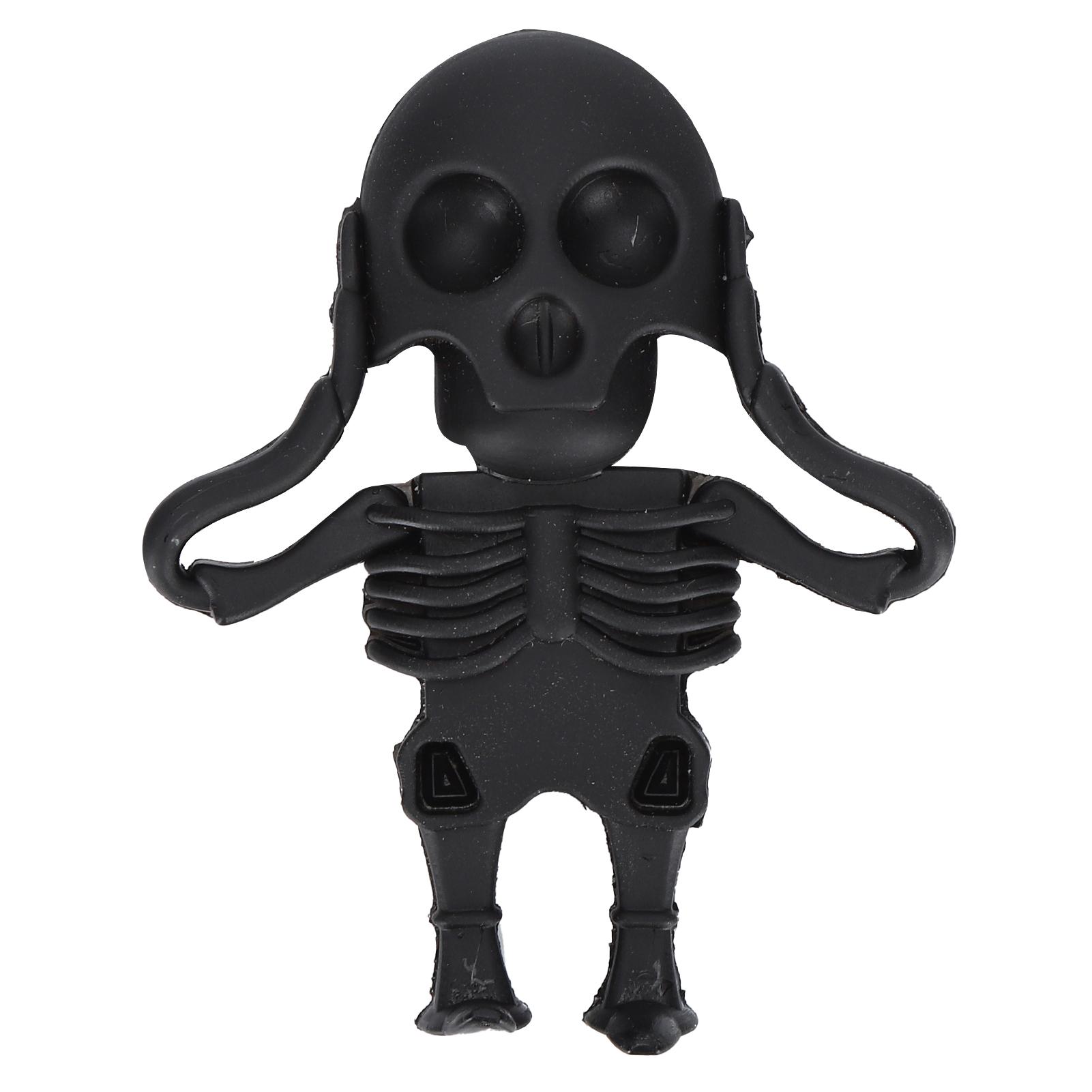 

Мультяшная USB-флешка в виде черного черепа, высокоскоростное устройство памяти для массового хранения 64GB