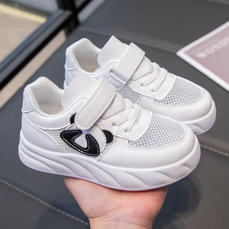 

Дитяче повсякденне літнє низьке взуття для скейтбордингу, дихаюче взуття для дітей, студентів, трендових спортивних кросівок на м якій підошві для хлопчиків та дівчаток 37 чорний/білий