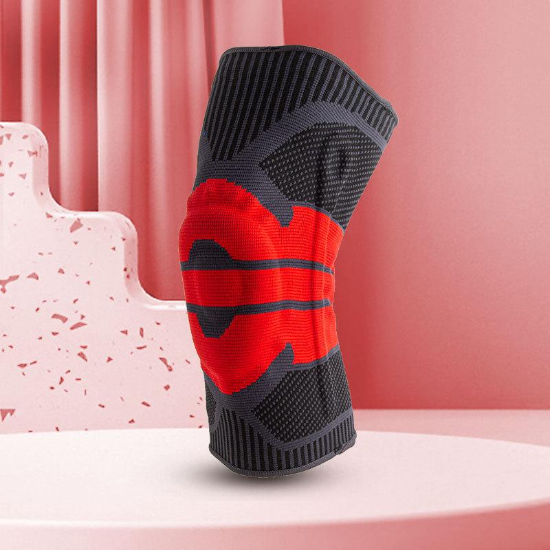 

Sports Knee Pads Fitness Protective Gear Silicone Anti Collision Anti Slip Meniscus Protection Nylon Breathable and Pressurized XXXL