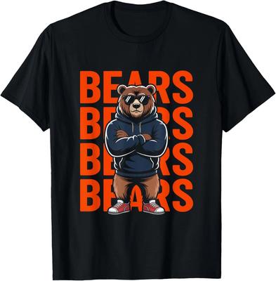 Retro Bear Gift Design Funny Bear Retro Gift Bear Unisex T-Shirt
