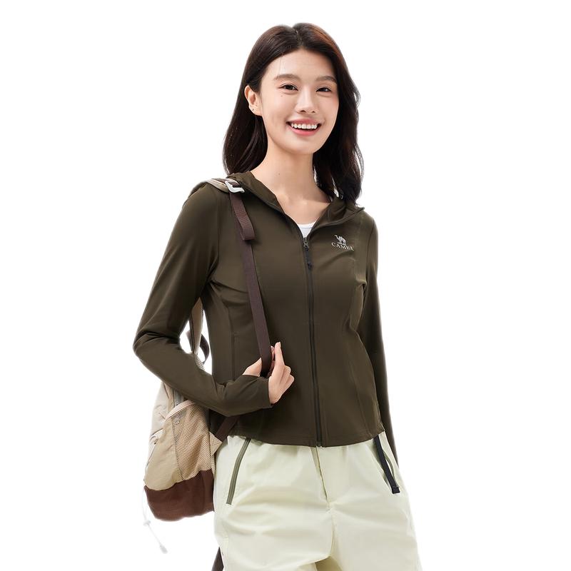 Camel Women's UV Protection Slim Fit Sun Jacket