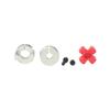 LINK CNC XB Aluminum Plum Blossom Coupling, Star Elastic Motor Lead Screw, Ø25mm x 30mm Length.