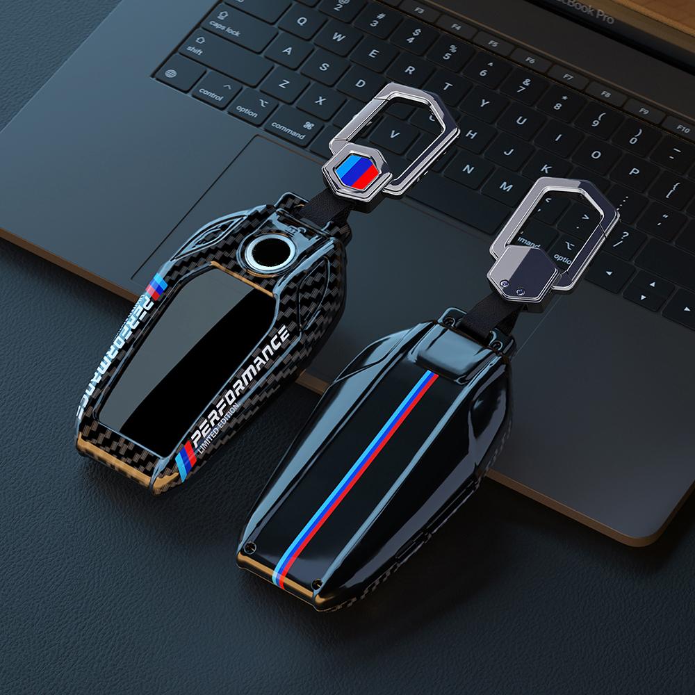 TPU Carbon Fibre White Car Key Case For BMW 5 7 Series G11 G12 G30 G31 G32 i8 I12 I15 G01 X3 G02 X4 G05 X5 G07 Key Accessories ws6y