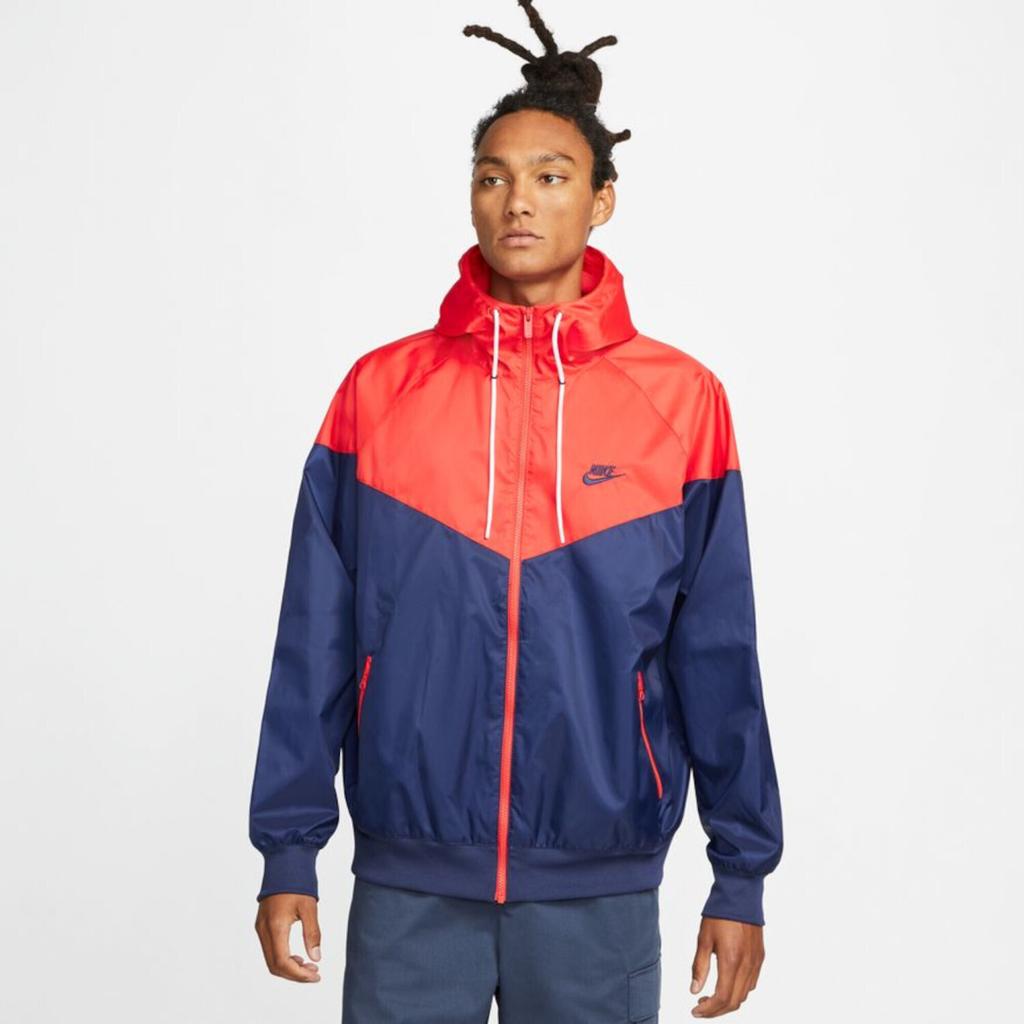 Куртка Nike Sportswear Windrunner (DA0001) midnight navy/light crimson/midnight navy