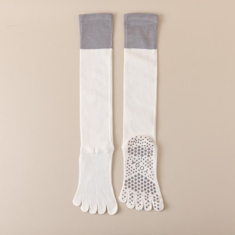 Yoga Five-Finger Socks Children'S Pressure Non-Slip Sports Socks Spring Jumping Exercise Pilates Stockings And Knee Socks Women'S Calf Socks