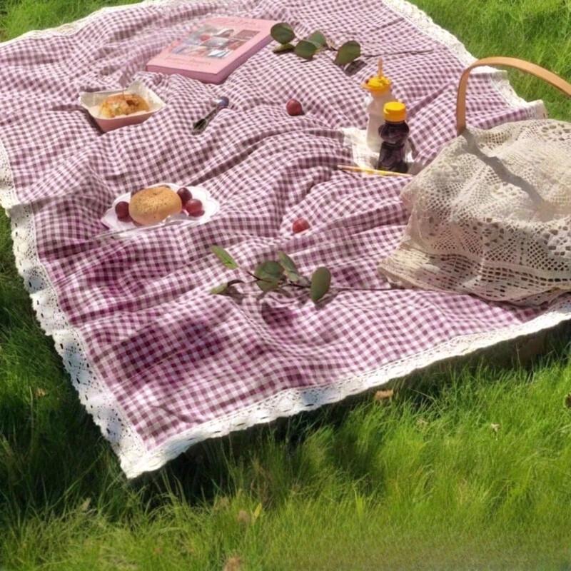 Portable Thickened Fabric Picnic Blanket