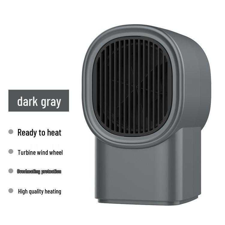 Compact Desktop Electric Heater for Bedroom - Portable Warm Air Heater US Plug 110V (Export Only)