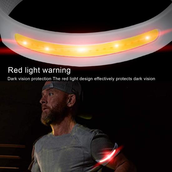 LED Armband Night Running Light Adjustable Buckle Rechargeable Reflective Armbands High Visibility Light-Up Band Outdoor Sports Cycling Accessories