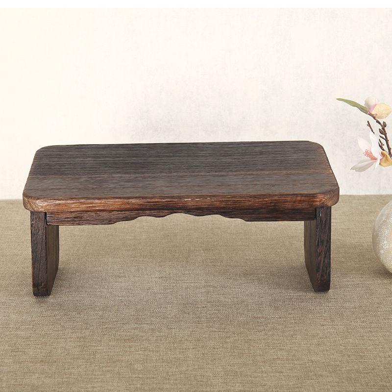 Solid Wood Zen Meditation Stool, Foldable Sitting Bench, Tea Room Kneeling Low Stool, Multi-Functional Home Meditation Chair