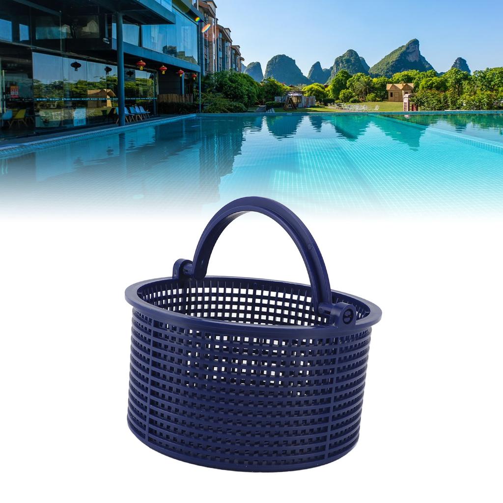 B 168 Skimmer Basket with Handle for Inground Pool, Swimming Pool Replacement PVC Filter Basket, Efficiently Collect Hair and Dirt, Improve Water Qual