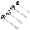 Thickened Stainless Steel Slanted Spout Ladle: Sauce & Soup Pouring Spoon with Duckbill Tip.