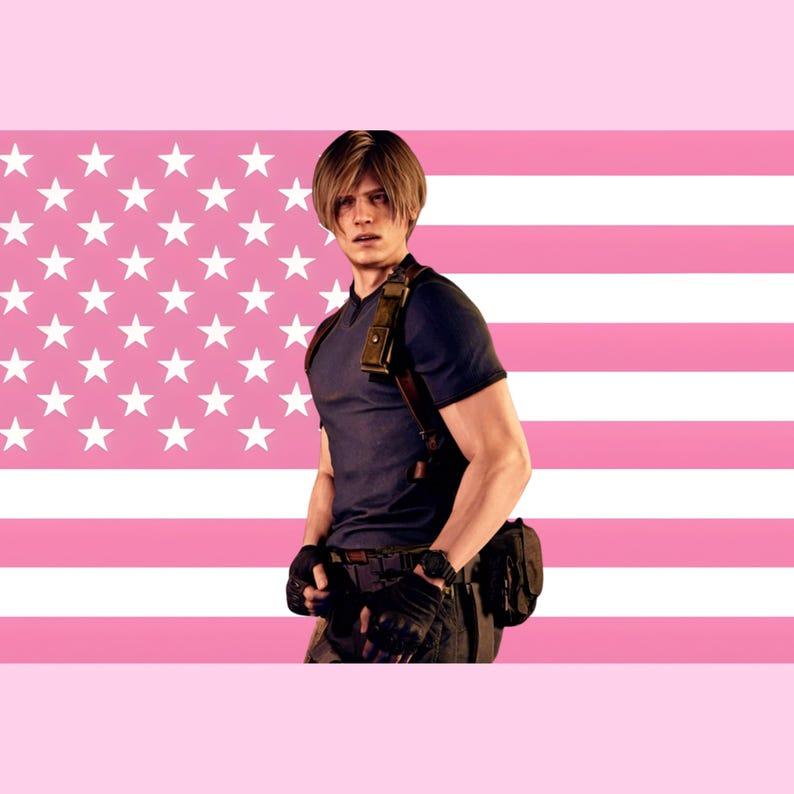 Arazzo bandiera americana rosa