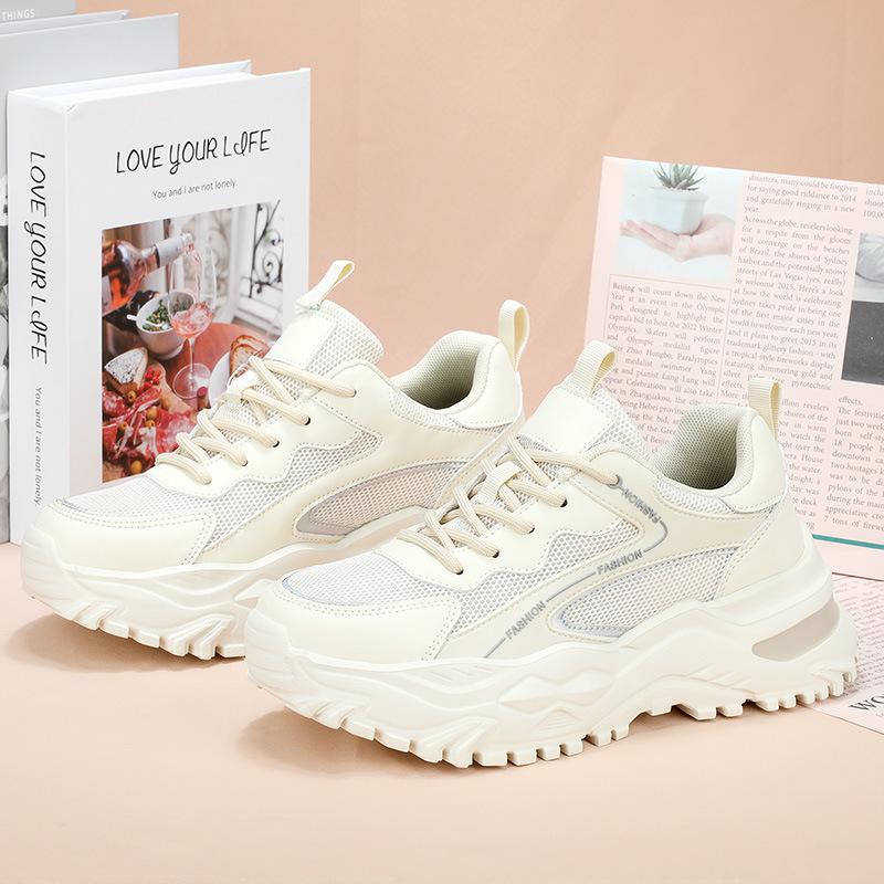 Trend dad shoes dopamine fashion summer new single shoes versatile platform muffin casual sports women's shoes