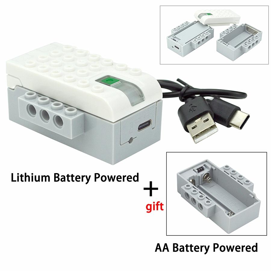Electric PF Parts Toy Set Fit for Wedo 45300 Hub and WeDo 2.0 Software Fit for MEDIUM MOTORS 21980 45303 Toys Leduo