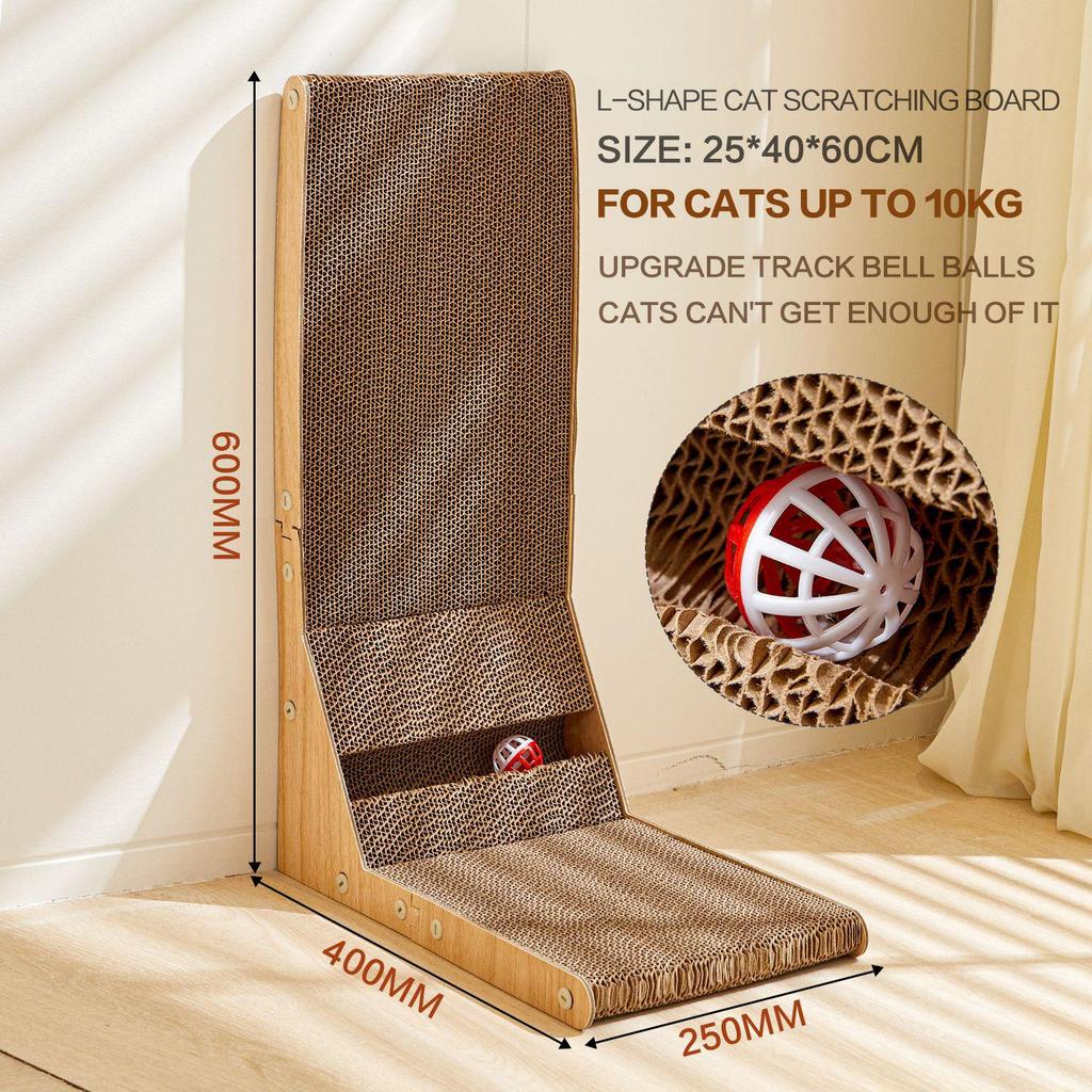 Cat Scratching Board: Scratch-Resistant Nest with Climbing Frame and Durable Large Basin Plate