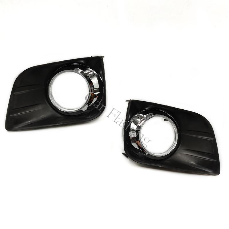 Front Bumper Fog Light Lamp Trim Cover Frame Foglamp Lid Bezel For Toyota Land Cruiser Prado 150 FJ150 LC150 2010 2011 2012 2013