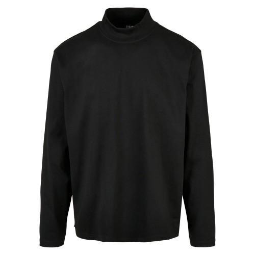Urban Classics Mens Heavyweight Mock Neck Boxy Long-Sleeved T-Shirt