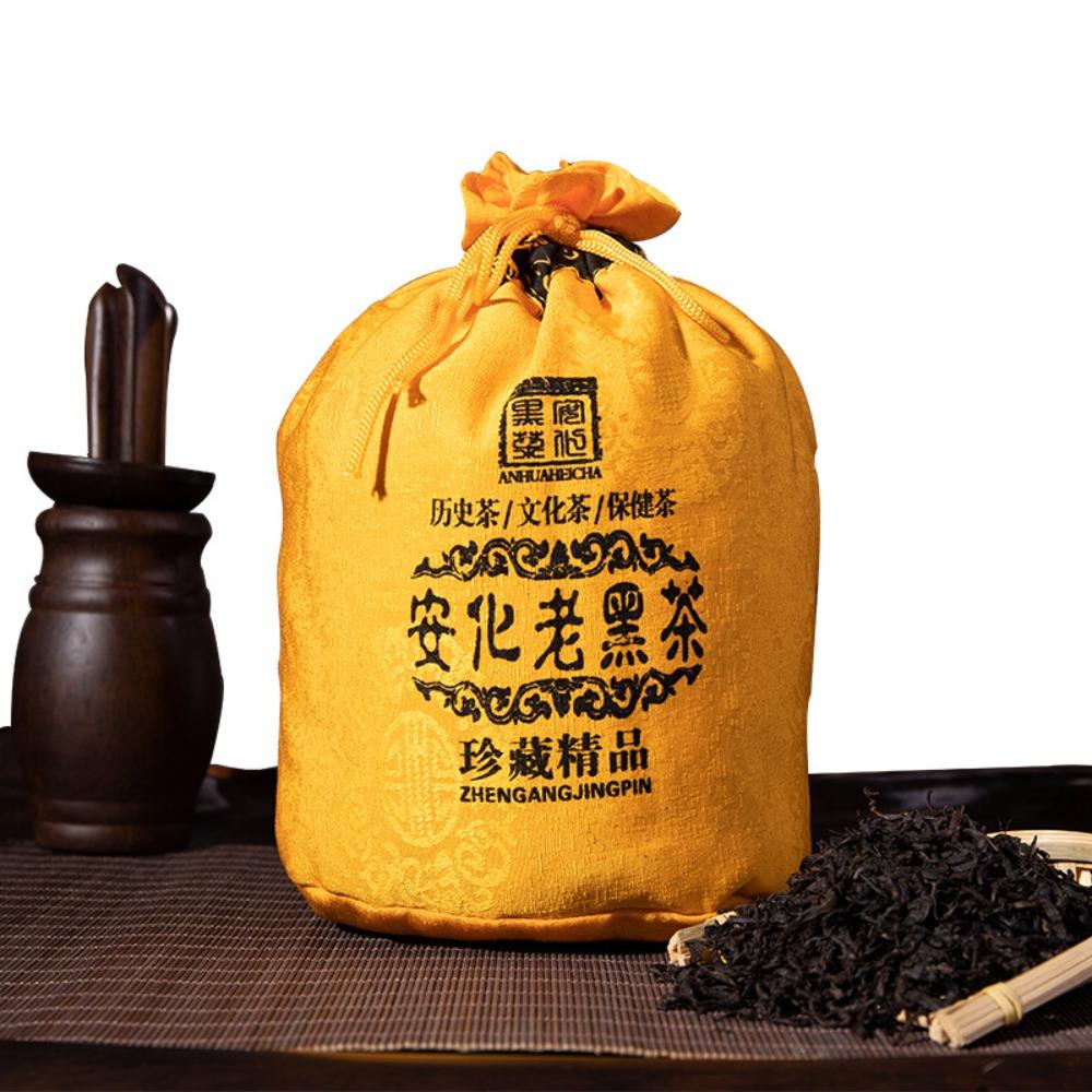 Premium Anhua Dark Tea 500g Cotton Bag Tianjian Heicha Chinese Loose Leaf Black Tea