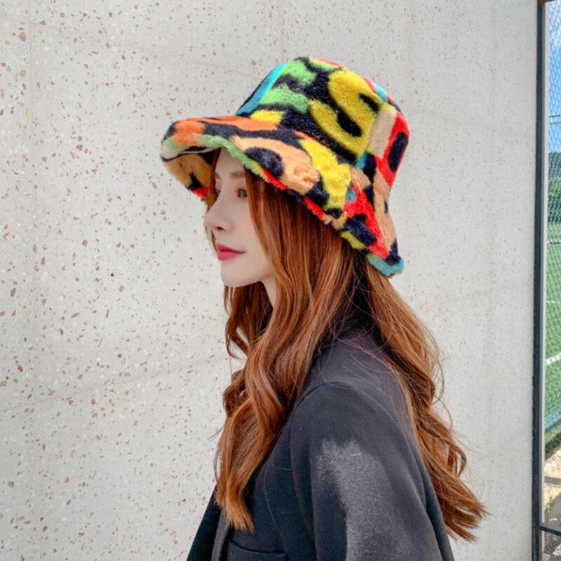 Creative Colorful Printed Fisherman Hat For Women Fashionable And Stylish For Autumn And Winter