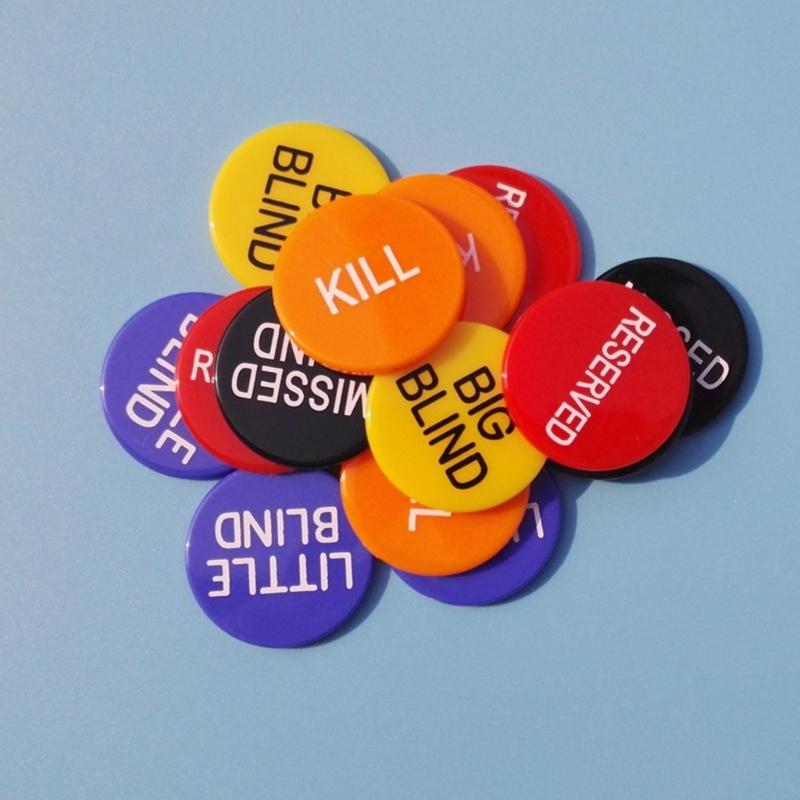 Missed Blind Button Poker Button Dealer Button Button Poker Chip Boat Button Set