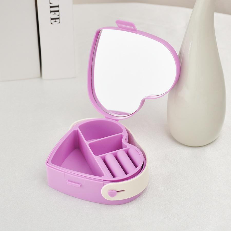 Ring Storage Box Luxurious Necklace Organizer Velvet Jewelry Box Elegant Pendant Storage Case For Travel Anniversary Jewelry