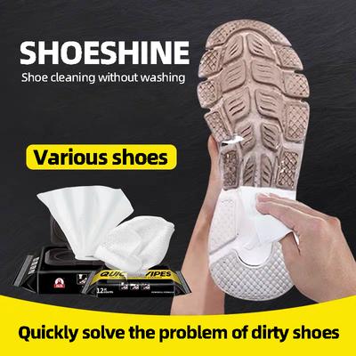 Schuhputz-Artefakt Weiße Schuhe Waschen Schuhe Bürste Schuhe Feuchttuch Ohne Ausspülen Sneaker-Reiniger Fleckenentferner
