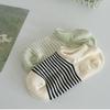 2 Pairs Of Free Shipping Contact Customer Service Striped Boat Socks College Wind Light Mouth Cotton Socks Versatile Socks Breathable And Comfortable
