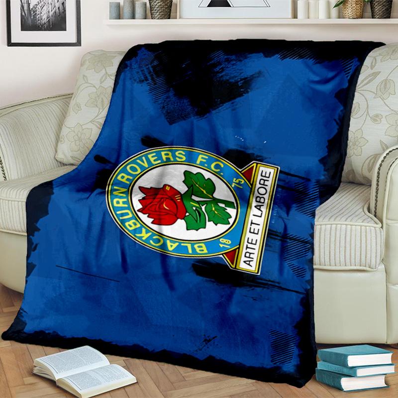 Rovers Crest Football Club Bedruckte Decken Weiche Flanelldecken für Sofa Bett Geschenke für Männer Frauen Picknickdecke Weihnachtsgeschenke