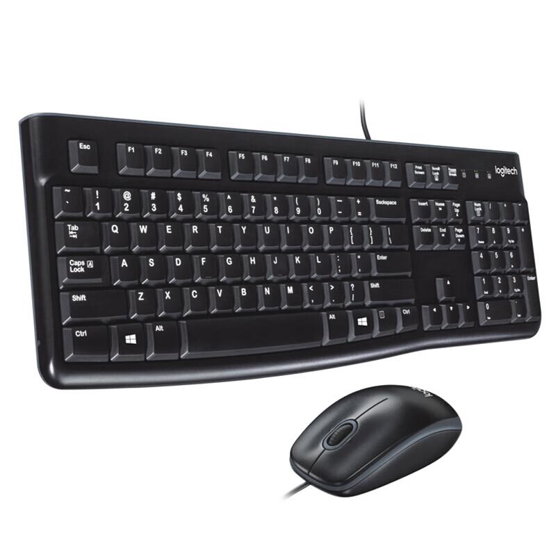 

Logitech MK120 Wired Keyboard and Mouse Combo