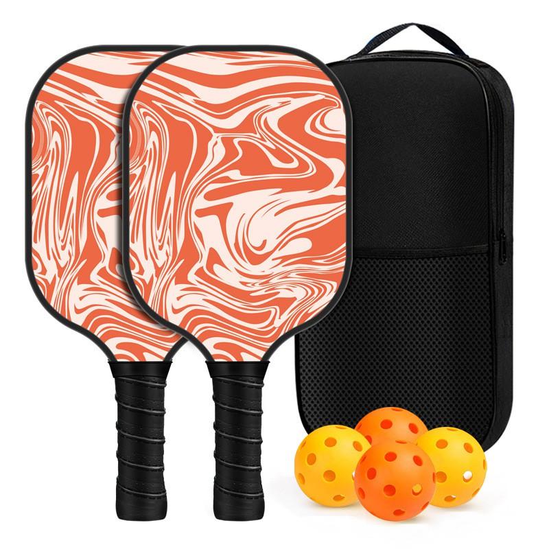 Pickleball Paddle Pro-Grade Glass Fiber Racket Same Style Complete Set Advanced Players