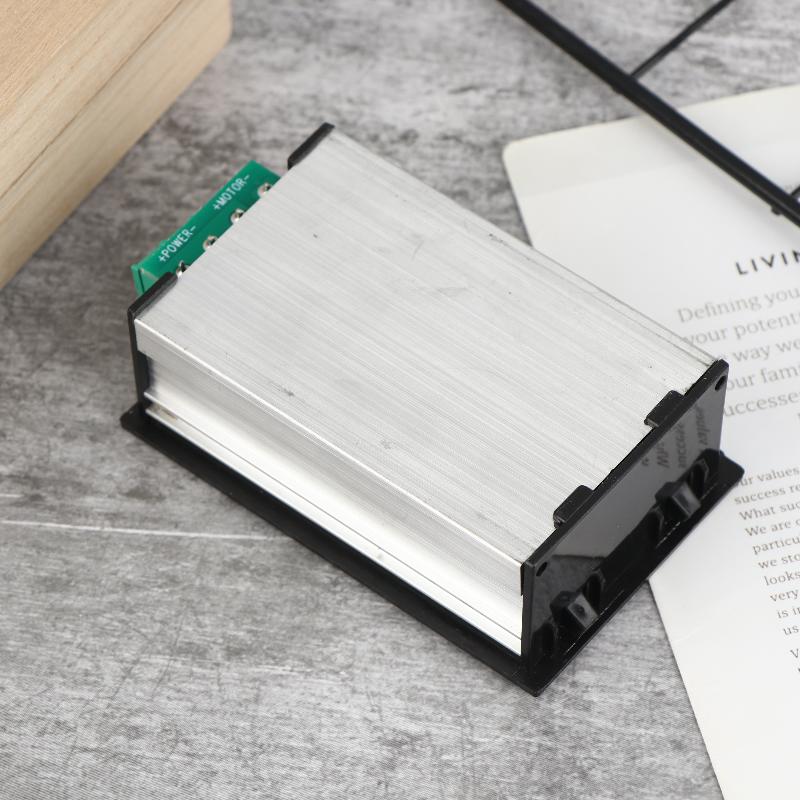PWM Līdzstrāvas motora ātruma regulators Digitālais displejs Jaudas regulators Līdzstrāva 6-60V 30A Ātruma regulators Lēns starts Apstādināšanas regulators