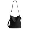Coach Bleecker 36 Adjustable Strap Leather Bucket Bag Men Shoulder Bag Black CDU83-BLK