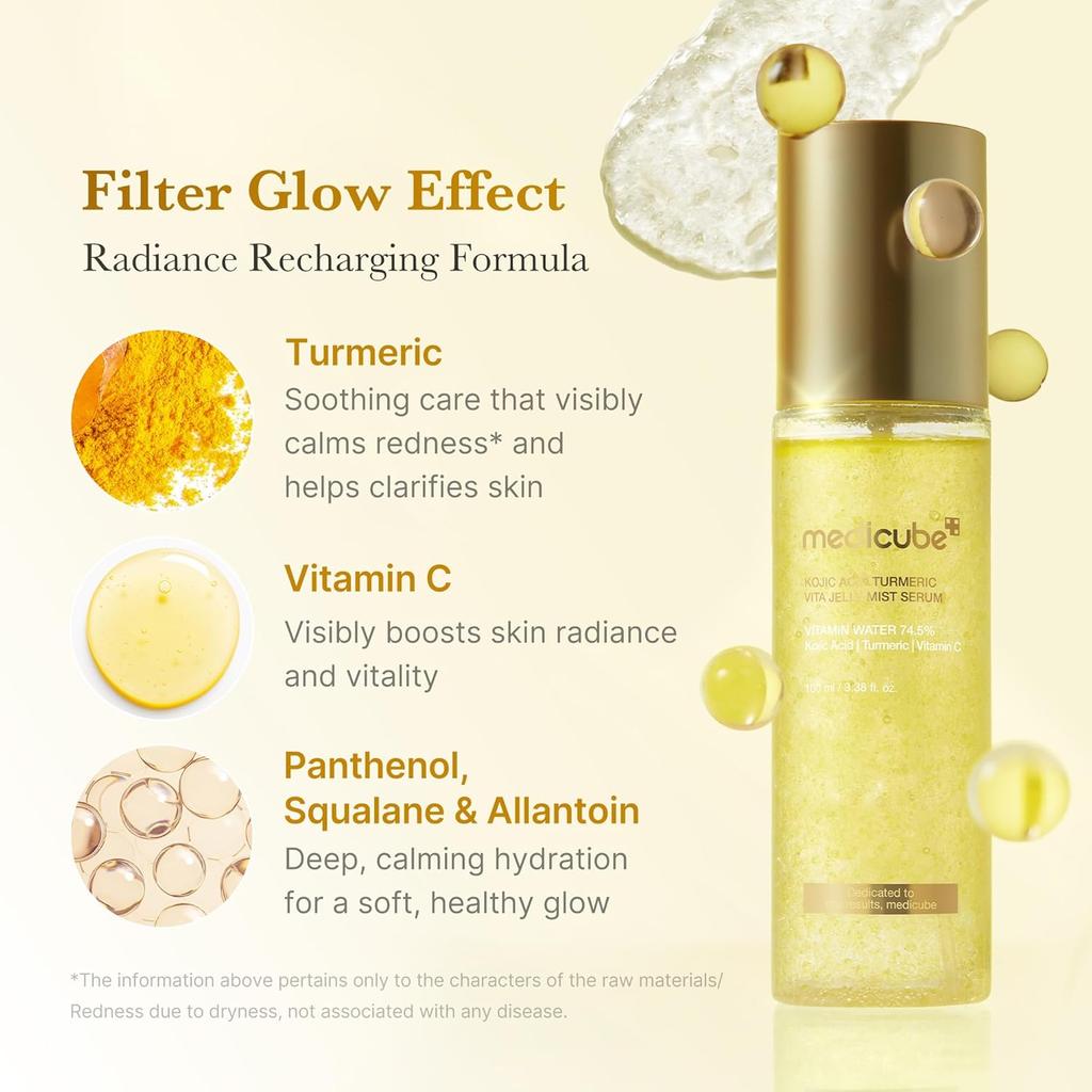 Medicube Kojisäure Kurkuma Vita Jelly Mist Serum 100ml