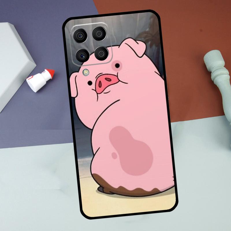 Cute Pink Pig For Samsung Galaxy M33 M20 M15 M35 M55 M14 M34 M54 M13 M23 M53 M31 M11 M32 M52 M06 M16 Case