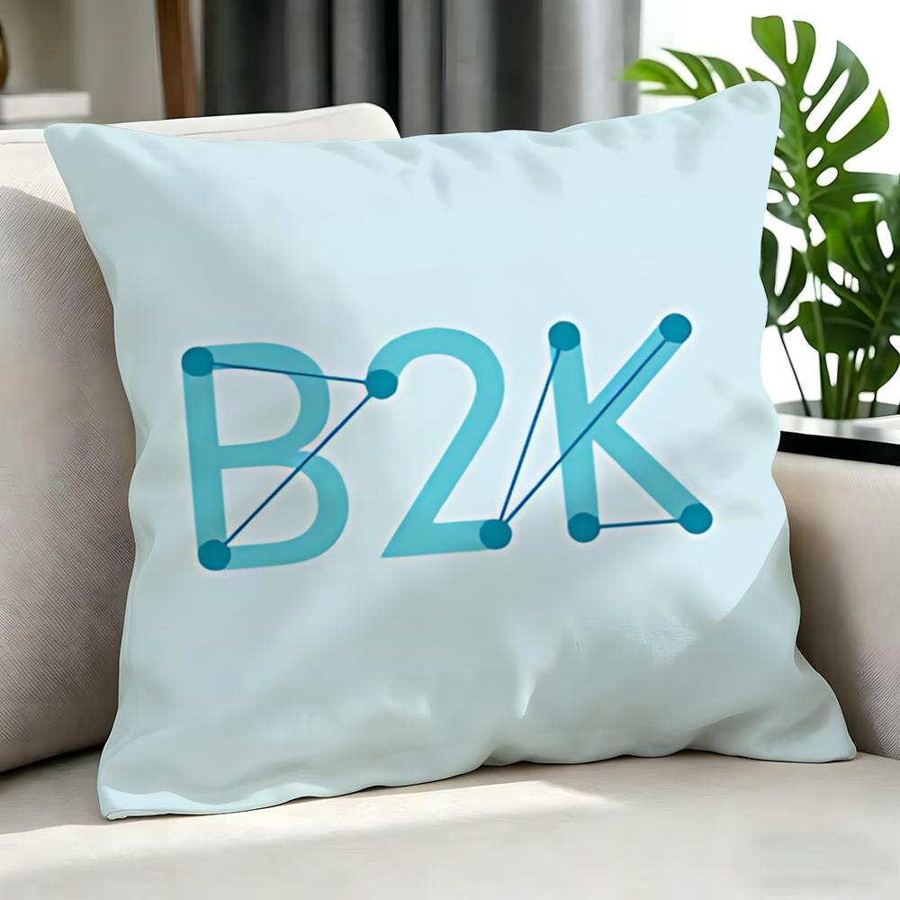 Pop B2K Cushion Cover Cushion Cover Set 4Pcs 50X50 45X45 40X40 Pillowcase Decorative Sofa Home Decor