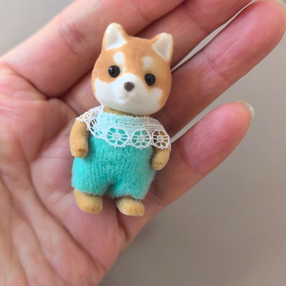 

Имитация Лесная семья кроликов Сделай сам Игровой набор Мини фигурка кролика и медведя Игрушка Куклы Детские подарки