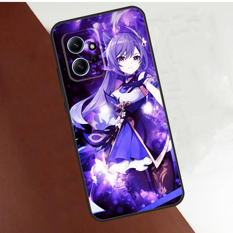 Keqing Genshin Impact Anime Hülle Für Xiaomi Redmi Note 12 11 10 8 9 Pro 12S 11S 10S 9S Hülle Für Redmi 12 9C 10C 12C