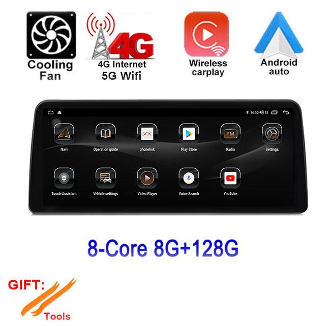 12.3‘’ Car Radio Multimedia Player For Ford Focus 2019-2022 Android Auto Wireless CarPlay Navigation GPS 4G WIFI