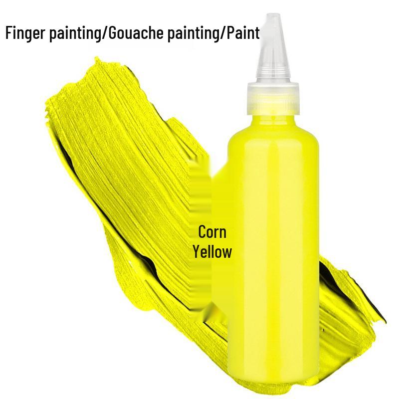 Set de Pintura de Dedos Lavable para Niños 100ml – Arte DIY Gouache Acrílico Acuarelas