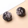 1 Pc Natural Silver Obsidian Flower Patterned Bead Fit Pendant Charms For Jewerly Making Diy Bracelet Necklace Accessory
