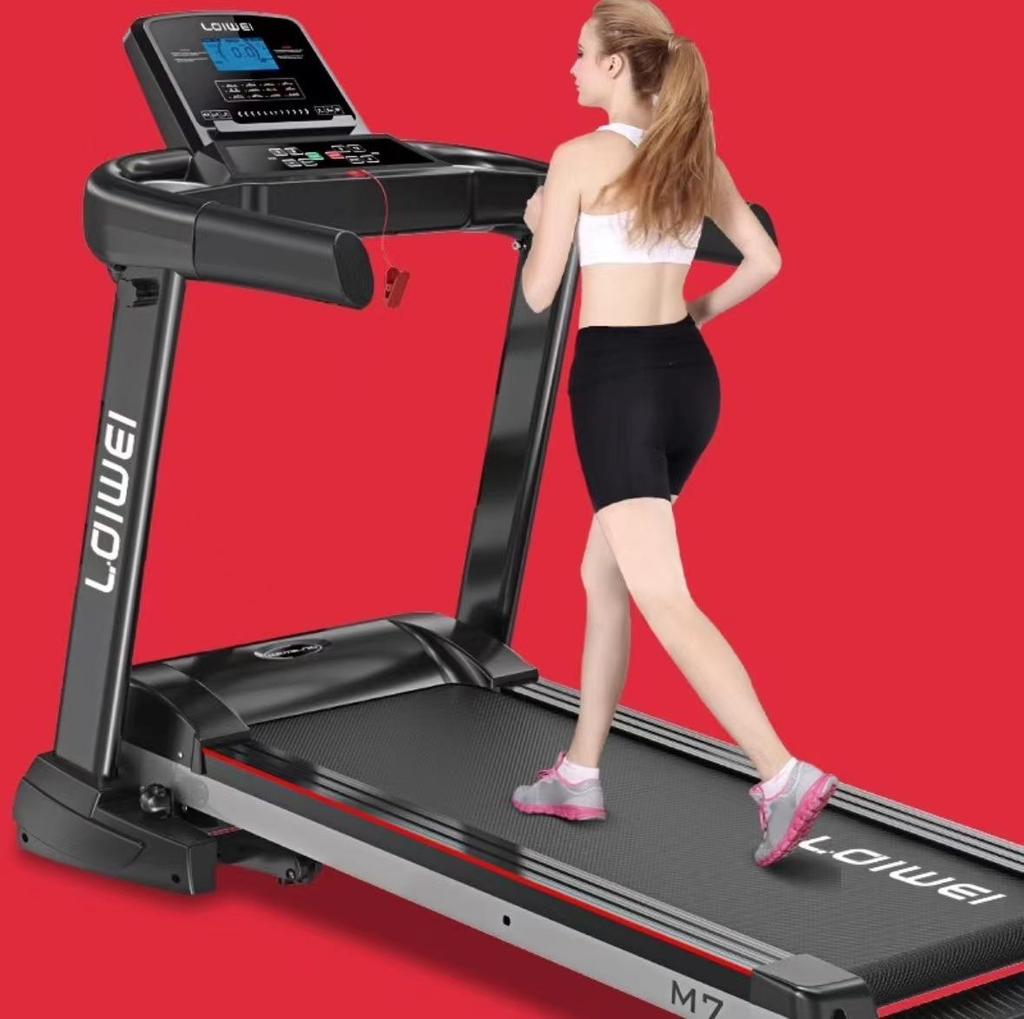 Ludway M7 Foldable Shock-Absorbing Home Treadmill