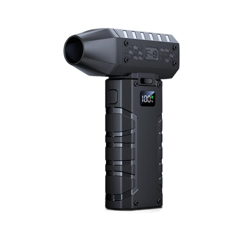 

160000 RPM 6000mAh Pocket Dust Blower Mini Turbo Fan Rechargeable 52m/s Turbo Violent Fan Powerful Blower for Cleaning чёрный