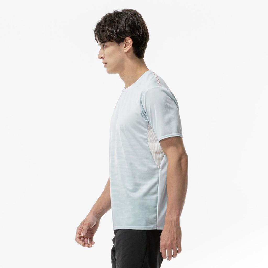 Training Wear Quick Dry Arctic 2XL [Mizuno] T-Shirt, Sweat-wicking, 32MAD025, Men's, Ice,